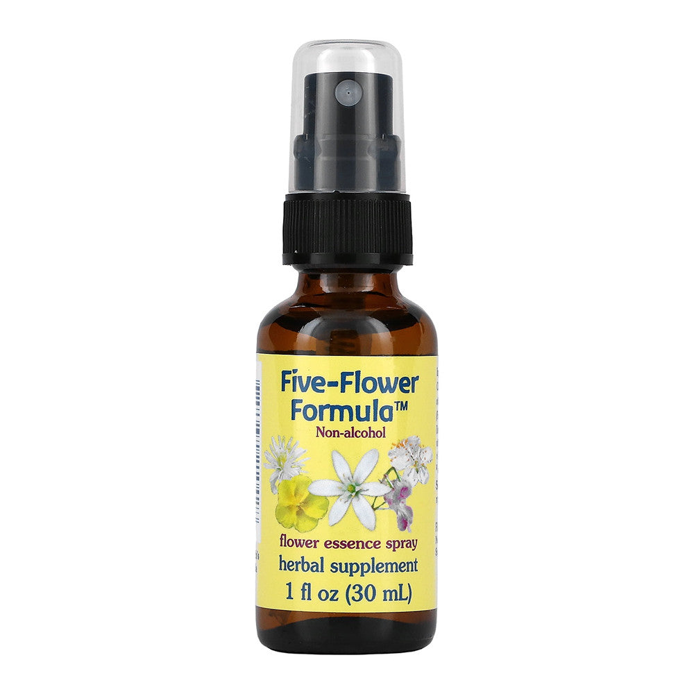 Flower Essence Services Five Flower Formula in Glycerin Spray, 1 Oz